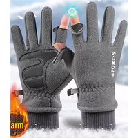 AliExpress NONE Winter Warm Thick Fleece Ski Gloves Men Touch Screen Gloves Women Outdoor Water-Repellent Cycling Sports Driving Non-slip Glove