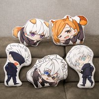 40cm Jujutsu Kaisen Anime Plush Toy Pillow Gojo Satoru Geto Suguru Inumaki Toge Plushies Figure Stuffed Doll Gifts For Child