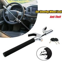 Car Steering Wheel Lock Excellent Anti Theft Ability Adjustable Telescopic Window Breaking Telescopic Lock Self Defense Car