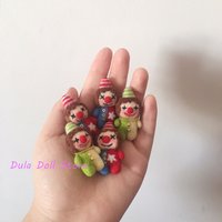 Dula Doll Clothes Clown hugging doll for Blythe Qbaby Landoudou Landazz ob24 ob22 ob11 Doll Accessories