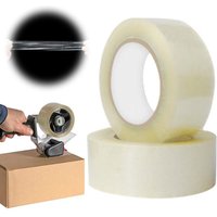 Low-noise Silent Transparent Packing Tape Strong Adhesion Transparent Tape BOPP Logistics Packaging Sealing Glue Office