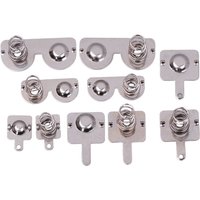 Set of 20 DIY Accessory Kit, AA/AAA Battery Box Positive Negative Sheets, Spring Connectors for Remote Control Toys