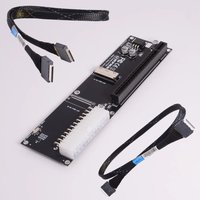 Oculink 8x SFF-8611 SFF-8612 8i To PCI Express 4.0 X16 Adapter Gen4 External Graphics Card OCuLink EGPU Adapter ATX 24 Pin Power