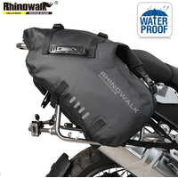 Rhinowalk Motorcycle Saddle Bag 48L/28L/18L 100%Waterproof 2 Pieces MotorBike Side Back Seat Pannier Bag Travel Dry Bag Luggage