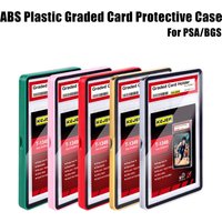 ABS Plastic Graded Card Protective Case, For 35PT PSA Rating Trading Card Slab, Magnetic Closure