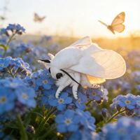 Lifelike Simulation White Moth Plush Toy Webworm Moth Butterfly Stuffed Animal Doll Cute Accompany Bedding Hug Pillow Kids Gifts