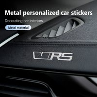 Car Logo Metal Personalised Sticker Waterproof Paster Decals For Skoda Superb MK3 Derivative VisionS Yeti Scala Enyaq-iV