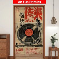 VIKAMA Japanese Style Door Curtain Modern Art Style Room Divider Curtain Interior Daily Decorative Door Curtain