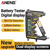 ANENG BT173 Battery Voltage Digital Display Tester Portable Universal High Precision 12V 23A/9V 6F22 Button Cell Detection Tools