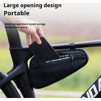 OFFBONDAGE Riding Bag Bike Triangle Rod Bag Reflective Waterproof Portable Detachable Large Capacity Bike Bag Bike Accessory