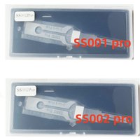 SS001 SS002 PRO Tools for S-Groove Door Lock,Pro 2 in 1 Decoder and Pick Tools