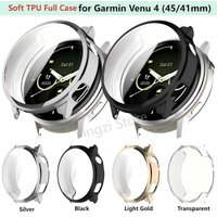 Soft TPU Case for Garmin Venu 4 45mm 41mm Smart Watch Full Cover Strap Protective Bumper for Garmin Venu4 45mm Shell Accessories