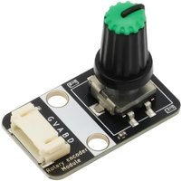 Rotary Encoder Sensor Output AB Phase Digital Pulse Signal with Center Push Button, Block Shell & PH2.0 Interface for Arduino