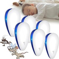 New Plug in Pest Repeller Anti Bug Home Protection Pet Repeller Night Light Insect Repellent Household Pest Control