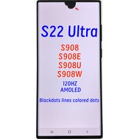 6.8''120HZ Super AMOLED For Samsung S22 Ultra 5G S908U S908 S908B S908W LCD Display Touch Screen Digitizer Assembly With Defect