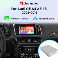 Dekoder interfejsu Junsun Wireless CarPlay Android Auto do Audi Q5 S5 A4 B8 A5 2009-2015 GPS Bluetooth Airplay Mirror Link