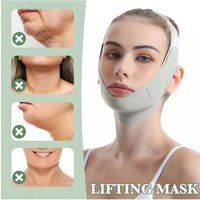 Facial Lifting Sleeping Mask V Shape Slimming Strap Double Chin Reducer Anti Sagging Nasolabial Fold Corrector