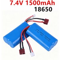 18650 7.4V 1500mAh 2S Li-ion Battery for SCY-16101 SCY-16102 SCY-16103 SCY-16201 SCY-16301 SCY-16302 SCY-16303 R/C Toy Car Parts