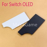 1pc without logo Replacement For Switch OLED Dock Plastic Back Case Cover Base TV Charging Station