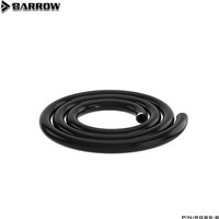 BARROW Soft Tube Hose Diameter 9.5*12.7mm 3/8'' Thin Flexible Tube, 1 Meter Transparent/Black PU/PVC Material RGTP-B RGBS-B