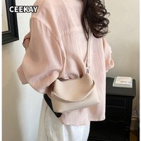 CEEKAY Minimal Pebbled Leather-Like Mini Bucket Bag Printed Letter Carry Light Portable Crossbody Shoulder Purse for Coffee