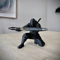 Cool ninja pen holder fashionable creative desktop decoration multi-functional can hold ballpoint pens etc 3D printing holder
