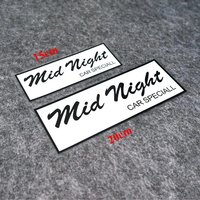 AliExpress NONE Midnight Racing Vinyl Sticker, Waterproof Decal for Car, Bike, Motorcycle Helmet and Laptop