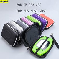 Cltgxdd 1 Piece for GB GBA GBC 3DS NDSI NDSL Game Console Bag EVA Hard Shell Storage Bag Console Protective Cover Storage Bag