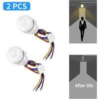 PIR Motion Sensor Detector Smart Switch Home Indoor Outdoor Infrared Light 110V 220V Time Delay Mode Adjust Lighting Switch