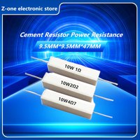 Résistance de puissance en ciment 10W 5%, 10 pièces, 0.1 ~ 10K 0.1R 0.5R 10R 50R 0.22 0.33 0.5 1 2 5 8 10 15 20 25 30 100 1K 2K 3K ohm