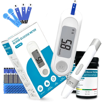 Glucometer Complete Kit Blood Glucose Meter Diabetes Test Machine Blood Sugar Meter Glucometer Test Strips Lancet 5S Get Results