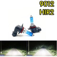 2 Pcs 9012 Hir2 12V 100W 6000K Super White Platinum bulbs Car Lamps Hi/lo beam light bulb Headlight Auto Lights Halogen Bulbs