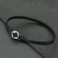 Minimalist Men Bracelet Rope 2mm Thin String Braslet Leisure Pulseira Tiny Braclet For Hombre Lucky Red Thread Brazalete Joias