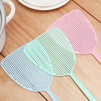 Fly Swatter, 3 Pack Strong Flexible Manual Swat Set, Assorted Colors, Long Range Handles, Indoor and Outdoor Racket for Bug