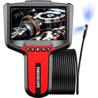 5‘’ IPS Screen Portable handheld 8MM HD1080P Endoscope Video Camera Single Lens Car Pipe Sewer Inspection Borescope Waterproof