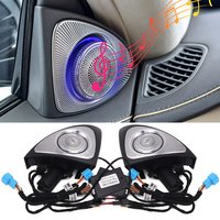 For Mercedes Benz W205 C/E-Class W213 Ambient Lights Kit 3D Rotation Tweeter Speaker RGB LED Luminous Horn Fit OEM Ambient Light