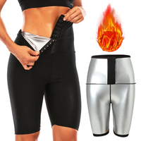 Women Sauna Suit Pants Shaper Hot Sweat Sauna Effect Slimming Pants Fitness Short Shapewear Workout Gym Leggings Fitness Shorts