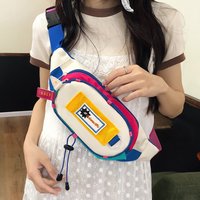2024 Adorable Women'S Two-Tone Unique Messenger Bag for Chest, Mobile Phone, Coin Purse, And Belt Bag in Sporty Outdoor Style