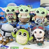 Hot Toys The Mandalorian & Grogu Cosbi Plush Series Blind Box Kawaii Keychain Toys Mystery Action Figure Dolls Collectible Gift