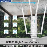 Wavlink AC1200 High Power Outdoor Weatherproof WiFi Range Extender/AP/Mesh Agent Dual Dand 2.4G&5.8Ghz Wireless WiFi Router POE