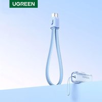 UGREEN Portable USB Type C To Type C Cable PD60W Fast Charging Data Lanyard For Apple iPad iPhone 17 16 charger Android short 3A