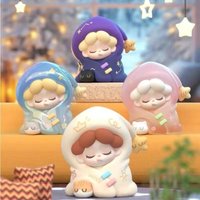 Genuine Wendy My Cozy Bed Series Cute Mini Figures Doll PVC Cartoon Figurine Miniature Christmas Birthday Gift DIY Home Decor