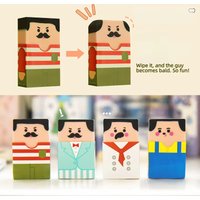 1PCS/4PCS Genius Eraser Student Stationery Bald-Head Smart Eraser Stationery Styles Shipped Randomly