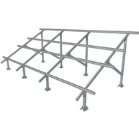 Solar panel grounding bracket solar mounting system