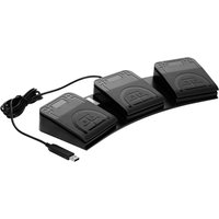 FS2020U1 USB Foot Switch Control Key Customized Computer Keyboard Action Pedal for Medical Devices Instruments Computers Office