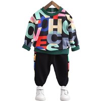 New Spring Autumn Baby Girl Clothes Boys Outfits Children Casual T-Shirt Pants 2Pcs/Sets Toddler Sports Costume Kids Tracksuits