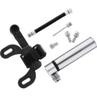 1Pc Manual Mini Portable Bicycle Aluminum Alloy Air Pump Basketball Football Inflatable Cylinder