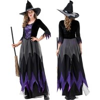 Halloween Adult Witch Cosplay Costumes Women Vampire Dress Gothic Outfit Sorceress Party Festival Stage Performance Magic Robe