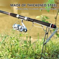 Automatic Spring Fishing Rod Holder Easy to Install & Dismantle Adjustable Fits Different Sizes Fishing Rods Outdoor Fishing