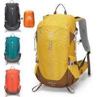 30L Lightweight Hiking Backpack with Rain Cover, Outdoor Sport Travel Bag Daypack for Camping Climbing Skiing Cycling Men Women